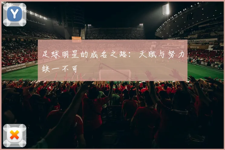 足球明星的成名之路:天赋与努力缺一不可